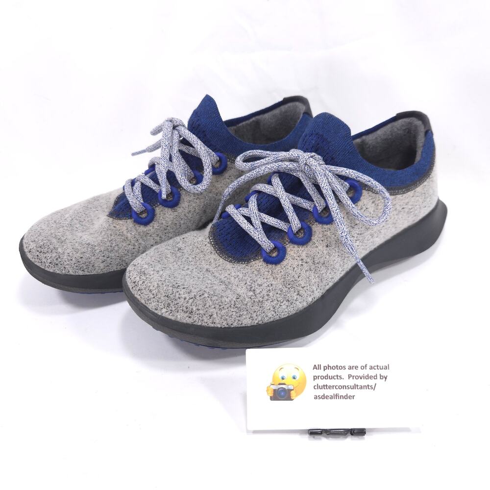 Allbirds Wool Dasher Mizzle Lace Up Athletic Running Shoe Womens Size 9 Black